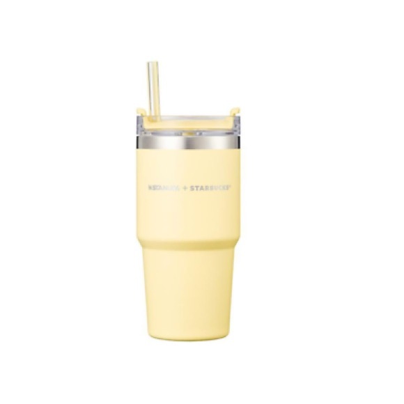 RARE BNWT Stanley x Starbucks Spring Yellow 20oz Quencher (Korea) - Picture 7 of 8